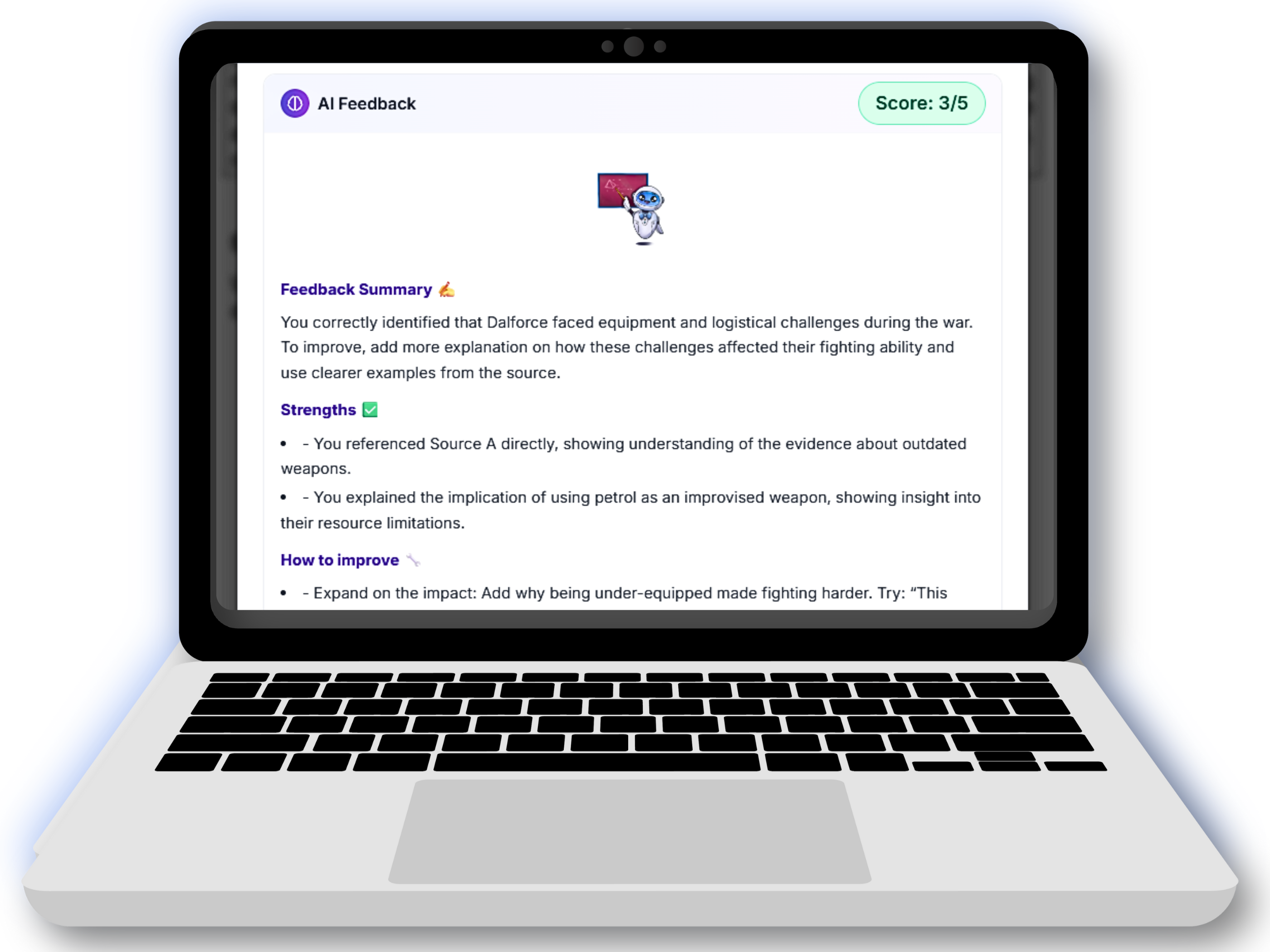 Lexa grading and feedback